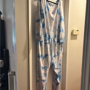 VENUS Brand Sky and Cloud one piece Jumpsuit with draw string Size 2X